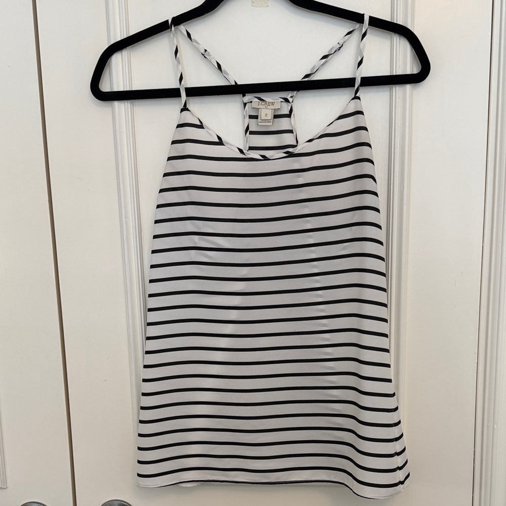 J.Crew Striped Tank Top